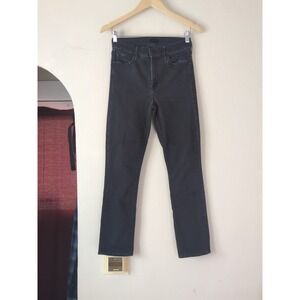 Mother The Mid Rise Dazzler Ankle Not Guilty Size 28 Black 27x27